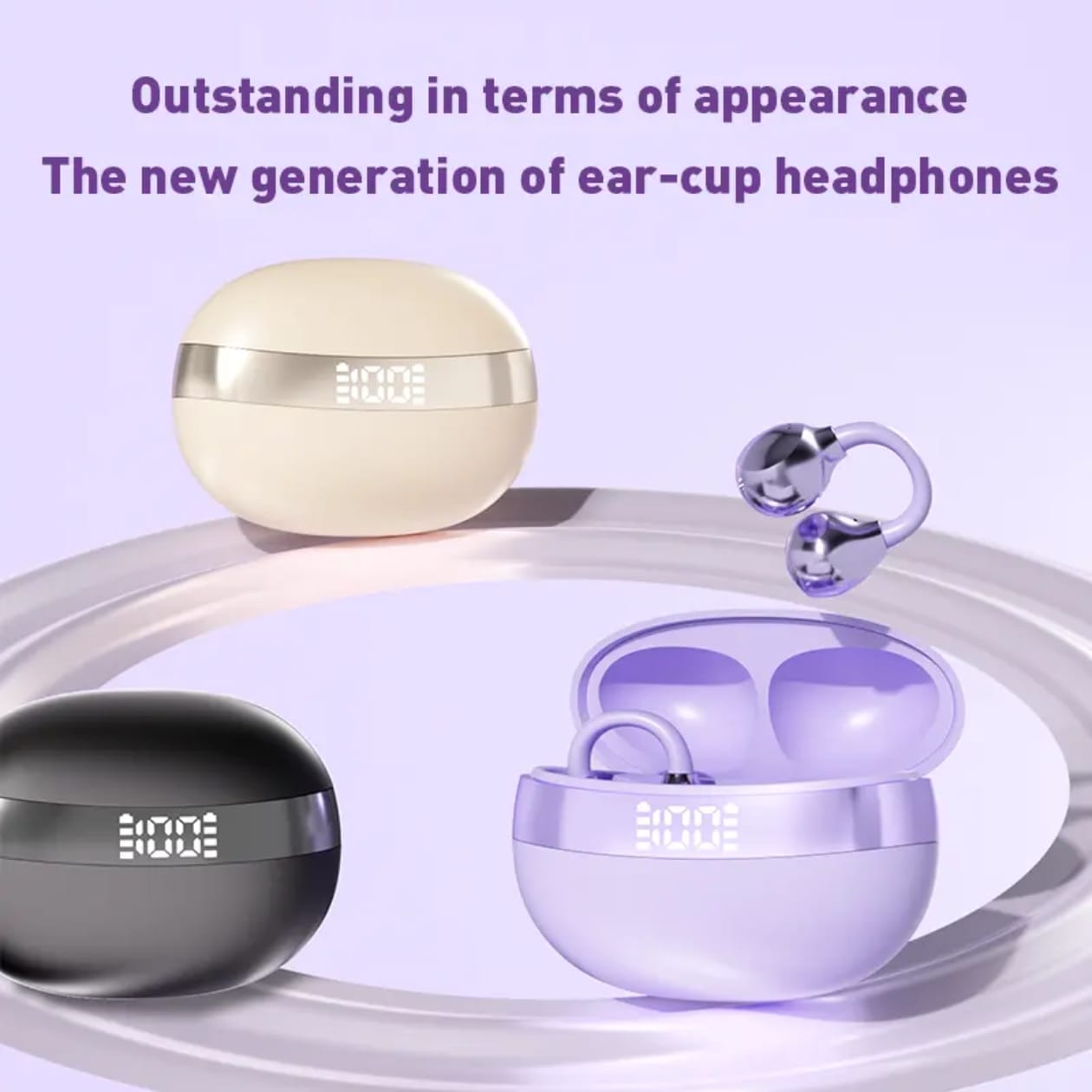 1000096074 High Quality Wireless Headphones Ear Clip Casque - Image 1